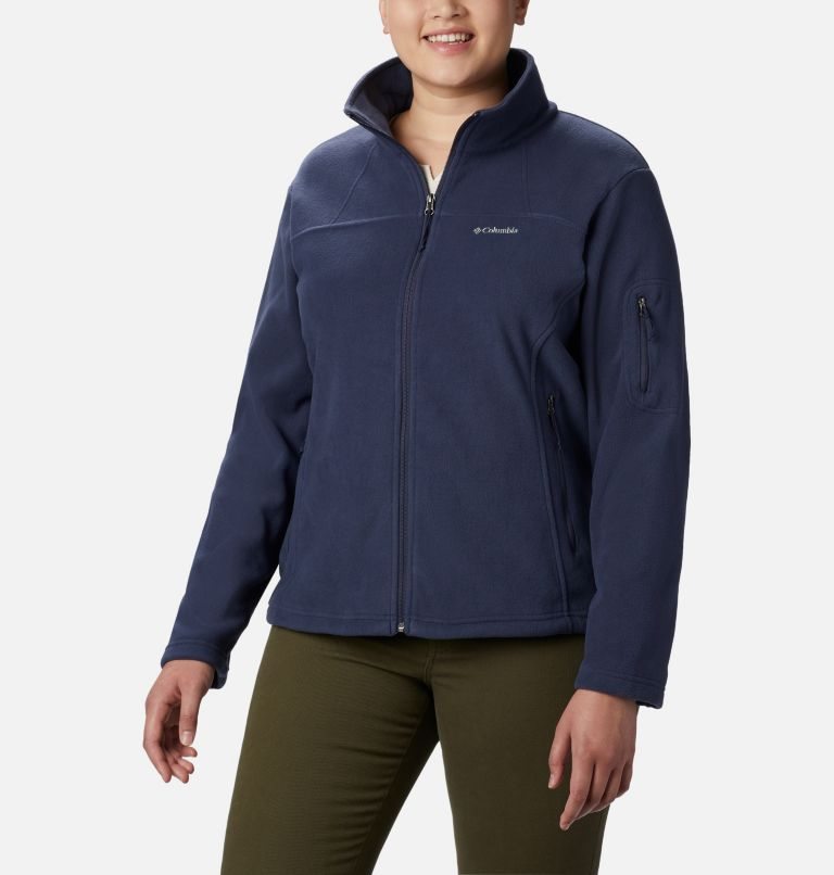 Columbia Fast Trek II Jakke Dame Marineblå | Plus Size 90186R